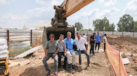 אירוע הנחת אבן פינה לפרויקט אלטנוילנד בצומת סביון, צילום: איגל צילומים